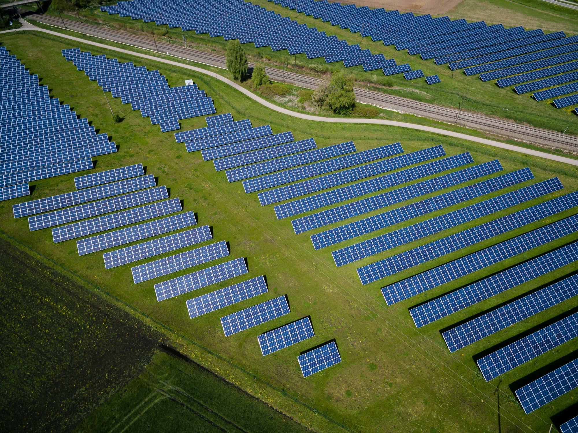 Utility-scale solar photovoltaic array